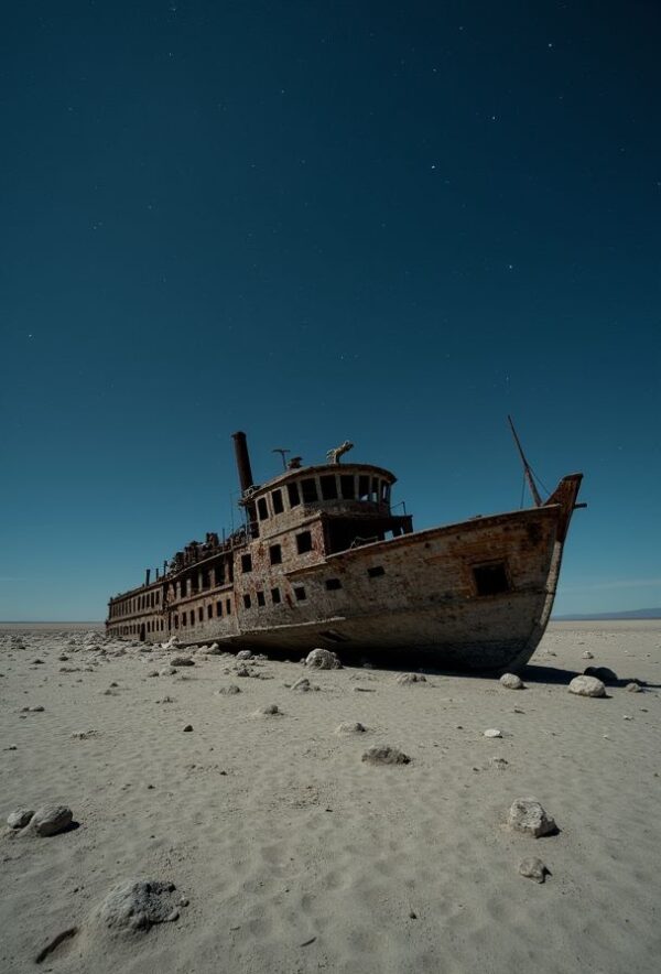 Skeleton Ship of a Forgotten Ocean