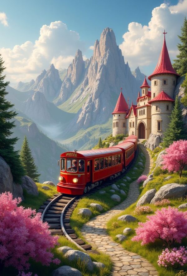 Magical Train Through Candy Mountains