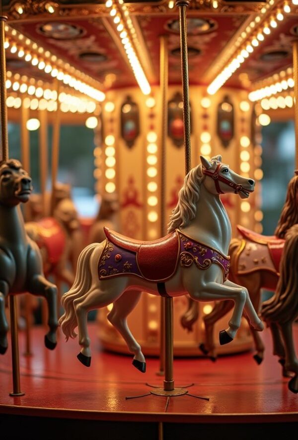 Magical Carousel of Living Animals