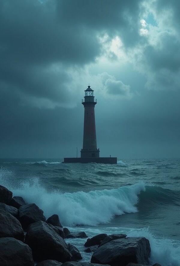 The Lighthouse Against the Storm