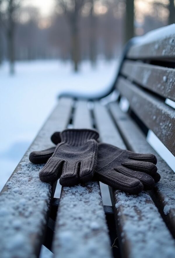 Frost and Silence on the Bench