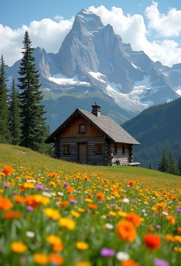 Cabin of Meadows and Mountain Dreams