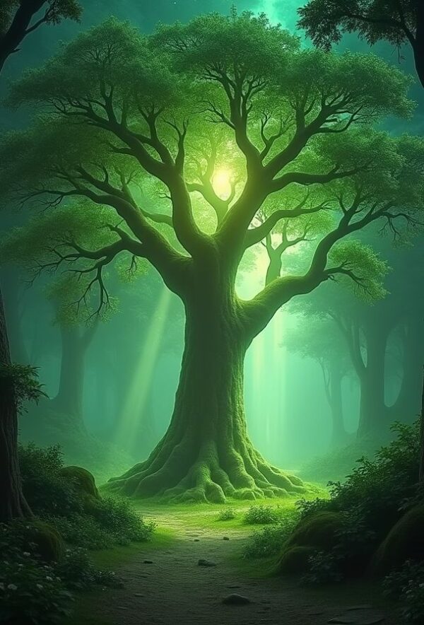 Magical Glade of the Glowing Tree