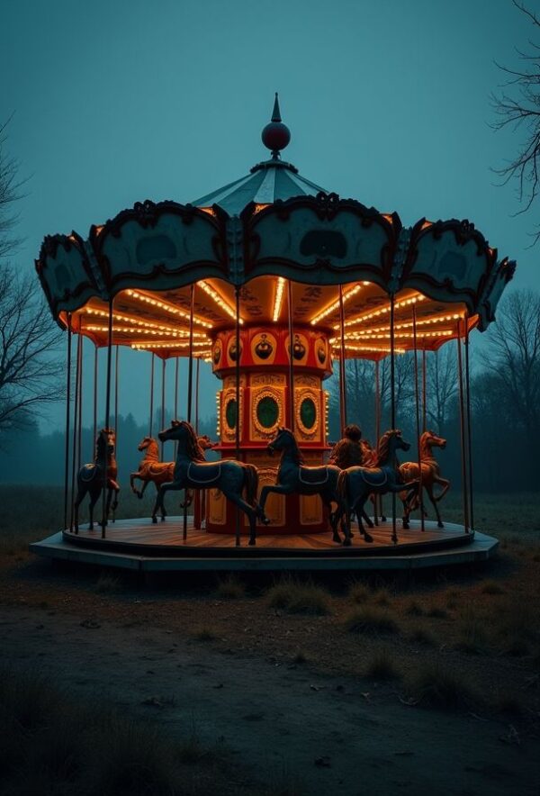 Eyes Behind the Broken Carousel