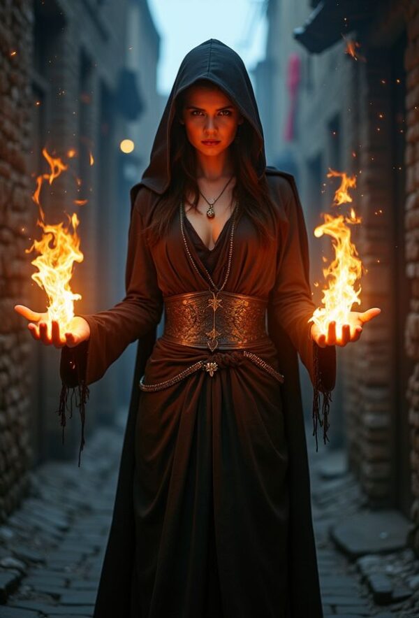 Flames of Sorcery in the Hidden Alley