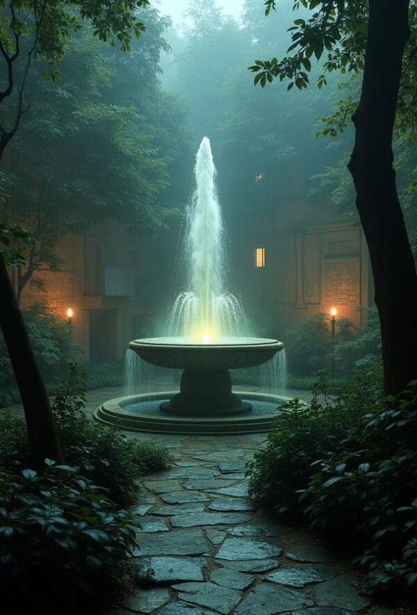 Fountain of Mysteries in the Hidden Garden