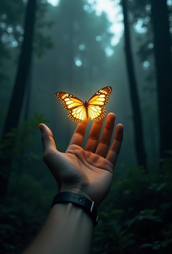 Butterfly of Luminous Hope