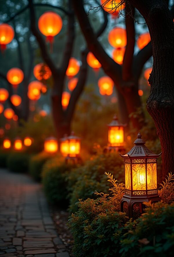 Lanterns of the Poetic Garden