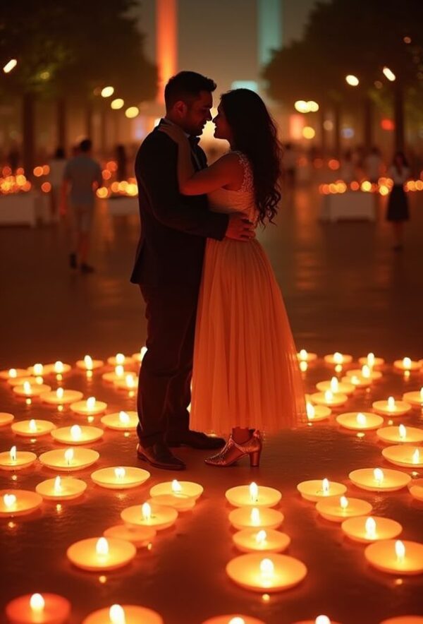 Candle Waltz in the Silent Ballroom