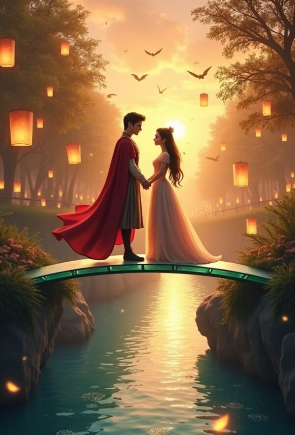 Love Amid Lanterns on the Glass Bridge