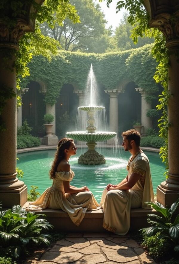 Enchanted Fountain of Secrets and Love