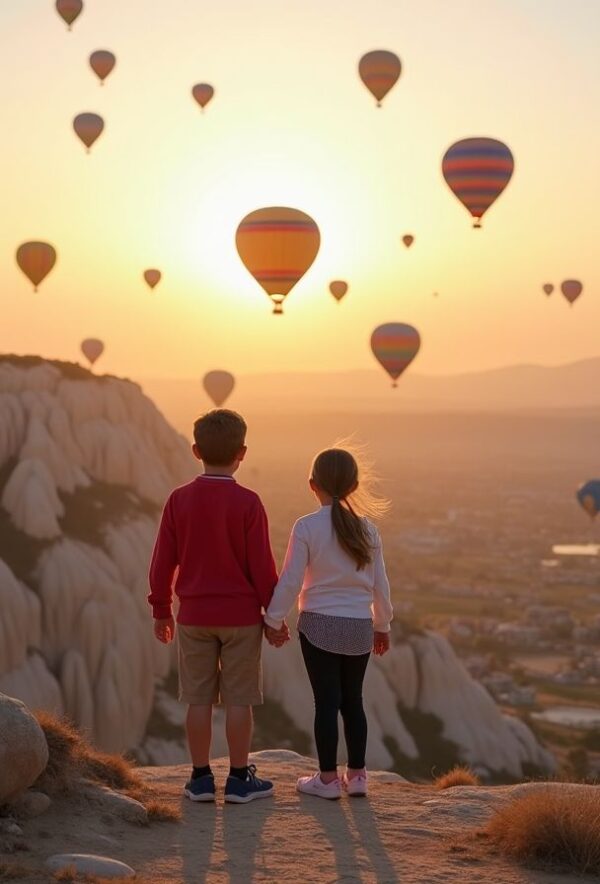 Cliffside Dreams and Floating Balloons