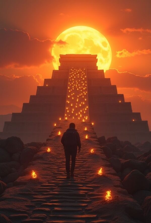 Ziggurat of the Fiery Sunset