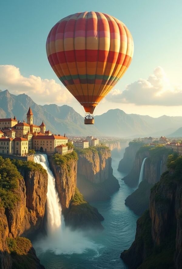 Balloons Over the Waterfall City