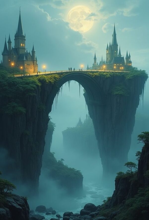 Runed Bridge to Floating Realms