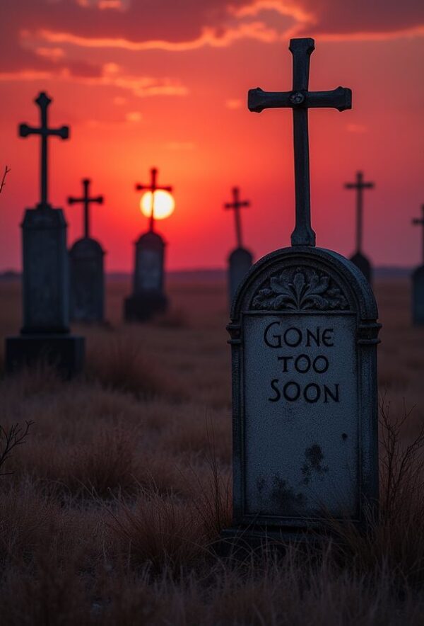 Graveyard Under the Blood Sky